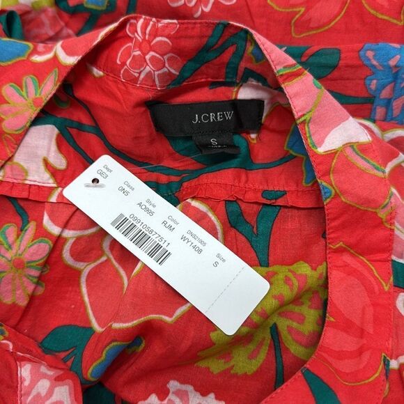 🔥 J.Crew floral dress 3/4 Sz Small New - Picture 4 of 4